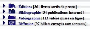 Figure I.5. Catégories du corpus calendrier.